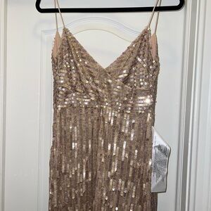Golden Saks Fifth Avenue Dress